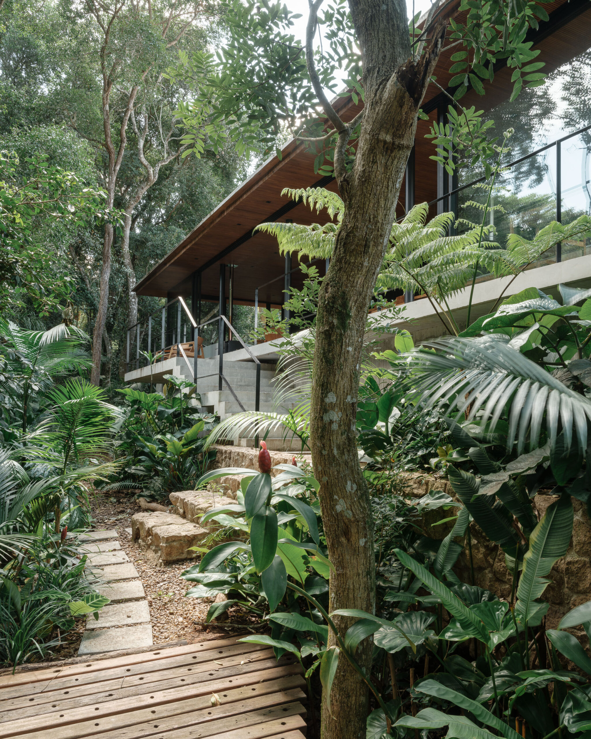 Casa Guapuruvus — relação da construção com o entorno